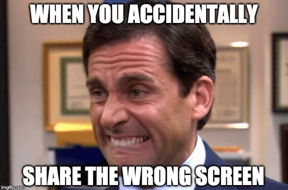 conference call humor screen sharing